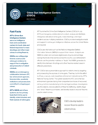 Screenshot of CGIC fact sheet